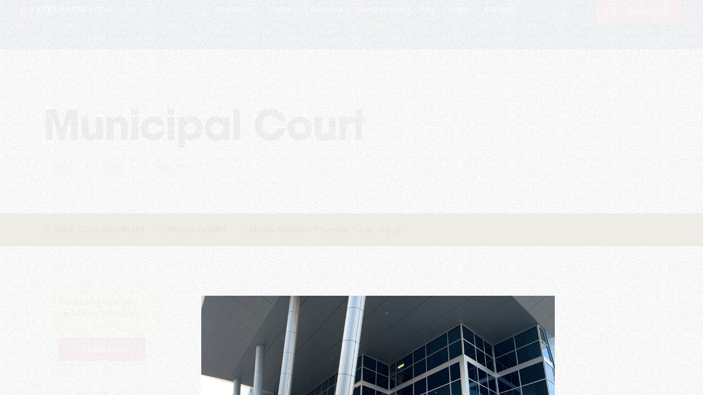 Municipal Court - Las Vegas